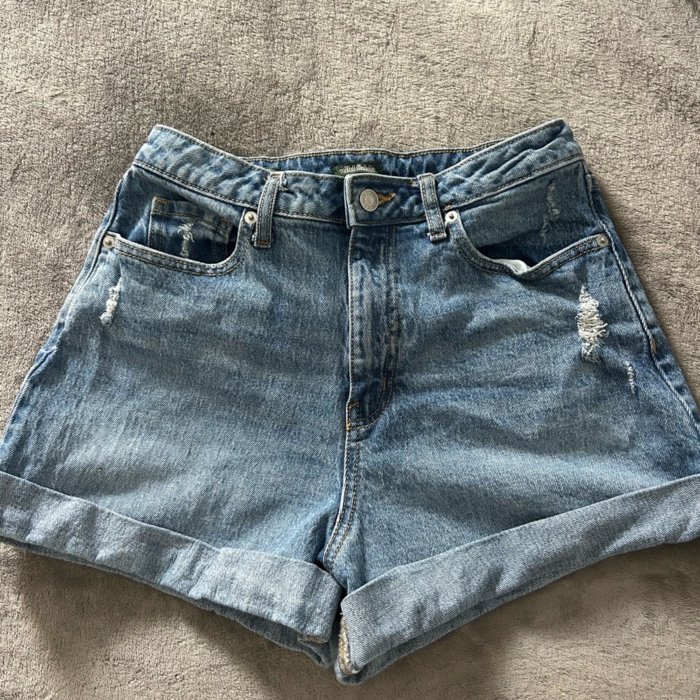 Denim Blue Women's Shorts